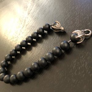 David Yurman Black Onyx beads